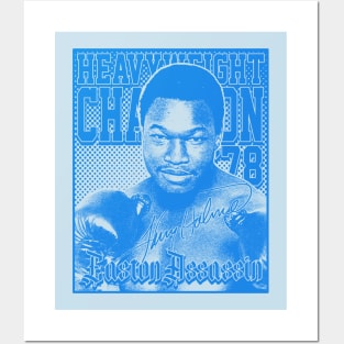Larry Holmes Blue Posters and Art